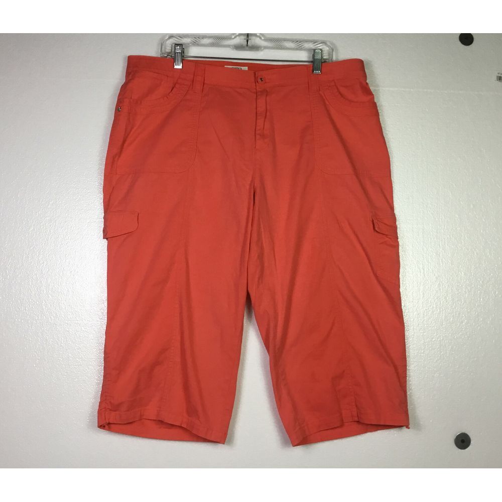 Cato Capri Womens Size 18W stretch Denim Salmon color